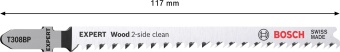 Пильное полотно Bosch EXPERT ‘Wood 2-side clean’ T 308 BP 2608900558
