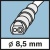 Головка камеры Ø 8,5 мм (120 см) 1600A009B9 ,Бош фото Головка камеры Ø 8,5 мм (120 см) 1600A009B9 ,Бош с доставкой