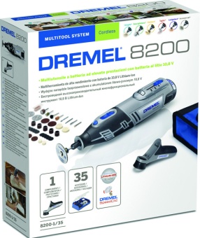 Многофункциональный аккумуляторный инструмент DREMEL / Дремель 8200 (8200-1/35)  F0138200JG дремель