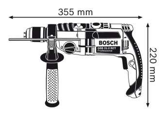 Ударная сетевая дрель Bosch / БОШ 21-2 RCT Professional 060119C700 (0.601.19C.700) купить в интернет магазине с доставкой по Москве