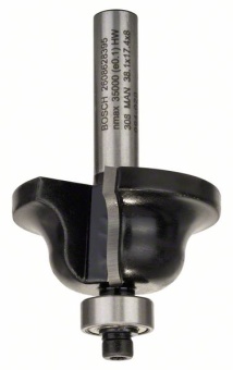 Профильная фреза B 8 mm, R1 6,3 mm, B 12,7 mm, L 17,4 mm, G 61 mm 2608628395