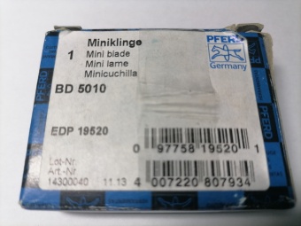 807934 ЗЕНКОВКА (мини-лезвие) PFERD BD 5010