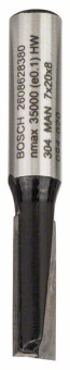 Пазовая фреза 8 mm, D1 7 mm, L 20 mm, G 51 mm 2608628380