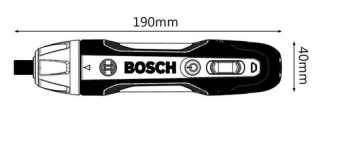 06019H2100 Аккумуляторная отвертка Bosch Go (набор) 06019H2103 БОШ