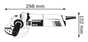 06018248R0 угловая шлифмашина Bosch GWS 1400 Professional 0.601.824.8R0 БОШ