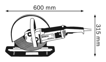 Отрезная машина дисковая Бош / Bosch GWS 24-300 J + SDS Professional 0601364800 (0.601.364.800) БОШ