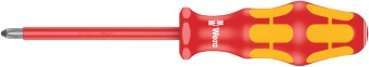 006156 Отвертка WERA диэлектрическая крестовая Phillips Kraftform Plus 162 i VDE, PH3, 150 мм WE-006156