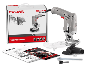 Кромочно-петлевой  фрезер Crown CT11020 в интернет магазине с доставкой по Москве