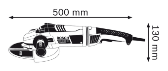 Угловая шлифмашина Bosch GWS 24-230 LVI Professional 0601893F00 (0.601.893.F00) БОШ