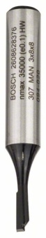 Пазовая фреза 8 mm, D1 3 mm, L 8 mm, G 51 mm 2608628376