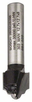 Профильная фреза H 8 mm, R1 2,4 mm, D 12,7 mm, L 12,7 mm, G 46 mm 2608628398