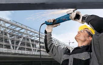 06017A3000 Угловая шлифмашина Bosch GWS 18-125 L Professional 0.601.7A3.000 БОШ
