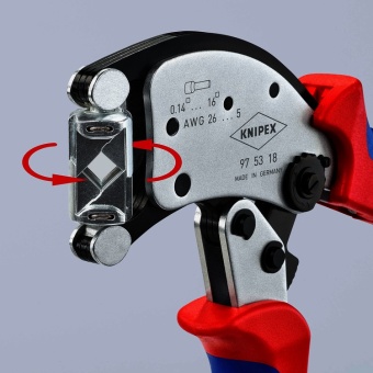 KNIPEX для опрессовки гильз Twistor16 хромированные 200 мм KN 975318