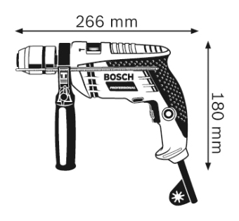 0601217100 Ударная маленькая и легкая дрель БОШ: Bosch GSB 13 RE Professional (артикул 0.601.217.100) в интернет магазине с доставкой по Москве