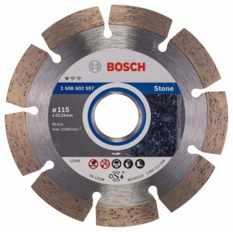 2608602597 Алмазный отрезной круг Standard for Stone 115 x 22,23 x 1,6 x 10 mm 2.608.602.597