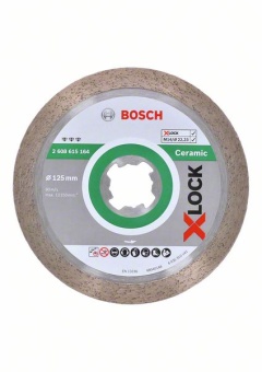 2608615164 X-LOCK алмазный диск для резки плитки Bosch Best for Ceramic 125 мм  2.608.615.164 с доставкой