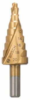 Ступенчатые свёрла HSS-TiN 4 - 20 mm, 8,0 mm, 70,5 mm 2608597526