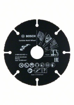       Bosch Carbide Multi Wheel, 115  2608623012 (2.608.623.012)