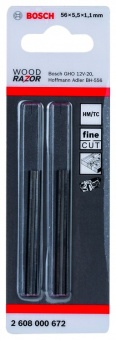 Ножи для рубанка Бош Bosch GHO 12V 20 (2шт) 2608000672 (2.608.000.672) БОШ