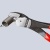 Кусачки боковые особой мощности  черного цвета 180 мм Knipex KN 7401180