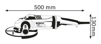 0601891D00 Угловая шлифмашина Bosch ( БОШ ) GWS 22-230 LVI Professional 0.601.891.D00 БОШ