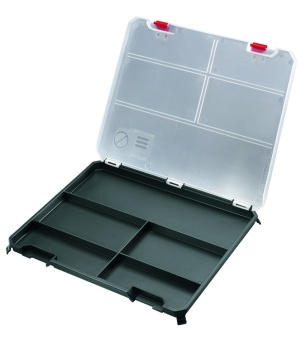 Контейнер Bosch Lidbox для мелких деталей на крышку зеленого кейса SystemBox 1600A019CG (1.600.A01.9CG) фото
