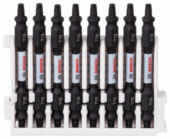 Биты для шуруповерта и ударного гайковерта T15 Impact Control, 8 шт. Bosch 2608522342 (2.608.522.342)