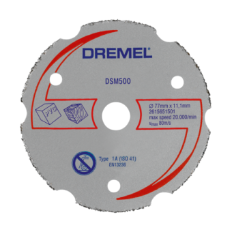 МНОГОФУНКЦИОНАЛЬНЫЙ ТВЕРДОСПЛАВНЫЙ ОТРЕЗНОЙ КРУГ для пилы DREMEL® DSM20 (DSM500) 2615S500JA купить с доставкой