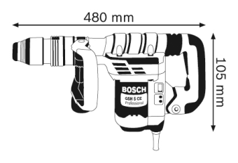 Отбойный молоток с патроном SDS-max Bosch GSH 5 CE Professional 0611321000 (0.611.321.000) БОШ