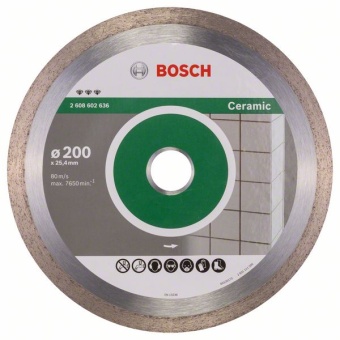 Алмазный отрезной круг Best for Ceramic 200 x 25,40 x 2,2 x 10 mm 2608602636