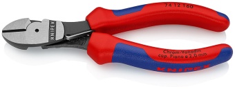 Кусачки боковые профессиональные особой мощности черного цвета 160 мм Knipex (Книпекс) KN 7412160