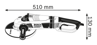   Bosch (  ) GWS 26-230 LVI Professional 0601895F04 