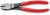 Кусачки боковые особой мощности  черного цвета 180 мм Knipex KN 7401180