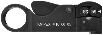 Инструмент для удаления изоляции с коаксиального кабеля 105 мм Knipex KN 166005SB
