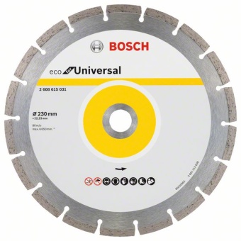 Алмазный отрезной круг ECO for Universal код заказа 2608615044 (2.608.615.044)