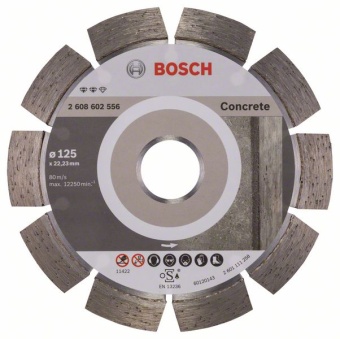   Bosch   Expert for Concrete 125 x 22,23 x 2,2 x 12 mm 2608602556