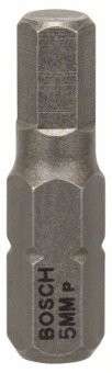 Насадка-бита 3 шт Extra Hart HEX 5, 25 mm 2607001726 ( 2.607.001.726)