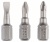 Набор из 3 насадок-бит Extra Hart (смешанный) S 0,6x4,5 PH1 PZ1 25 mm 2607001765