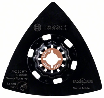 Шлифпластина AVZ 90 RT4 Carbide RIFF Bosch 2608662906 (2.608.662.906)