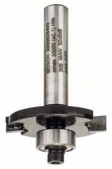 Плоская пазовая фреза 8 mm, D1 32 mm, L 5 mm, G 51 mm 2608628403