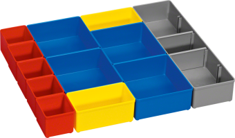 1600A001S5 Контейнеры для хранения мелких деталей / набор ячеек для L BOXX Bosch Комплект i-BOXX 53 inset box, 12 шт. Professional 1.600.A00.1S5 фото
