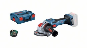 06019H6500 УШМ БОШ / BoschGWX 18V-15 SC (125 мм), соло+L-boxx+модуль блютуз 0.601.9H6.500 БОШ