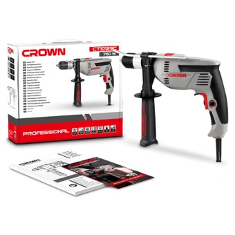 Дрель ударная CROWN CT110129C в интернет магазине с доставкой по Москве