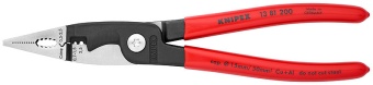 Электромонтажные клещи фосфатированные, черного цвета 200 мм Knipex KN 1381200