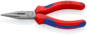 Плоские круглогубцы с режущими кромками 140 мм Knipex (Книпекс) KN 2502140SB