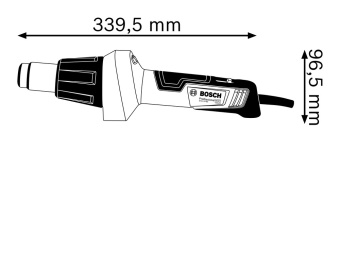 Технический фен ПРЯМОЙ ФОРМЫ Bosch (Бош) GHG 20-60 06012A6400 (0.601.2A6.400) в интернет магазине с доставкой по Москве
