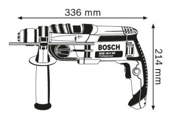 Профессиональная ударная дрель Бош/ Bosch GSB 19-2 RE Professional 060117B500 (0.601.17B.500) в интернет магазине с доставкой по Москве