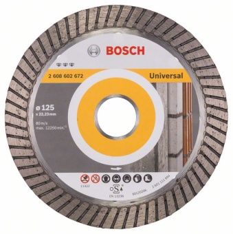 2608602672    Best for Universal Turbo 125 x 22,23 x 2,2 x 12 mm 2.608.602.672