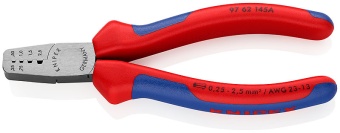 Инструмент для обжима контактных гильз 145 мм Knipex KN 9762145A