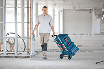 Складная строительная алюминиевая тележка для ящиков L-boxx Bosch (БОШ) Professional 1600A001SA фото